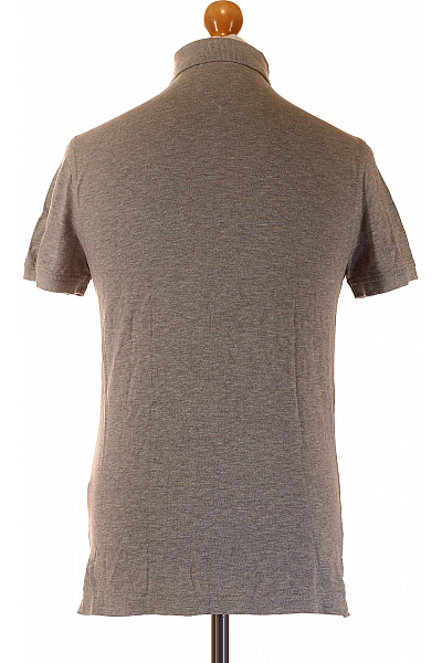 TOMMY HILFIGER Pánské bavlněné šedé polo tričko s límečkem basic krátký rukáv Vel. xs | TOMMY HILFIGER | obrázek 3