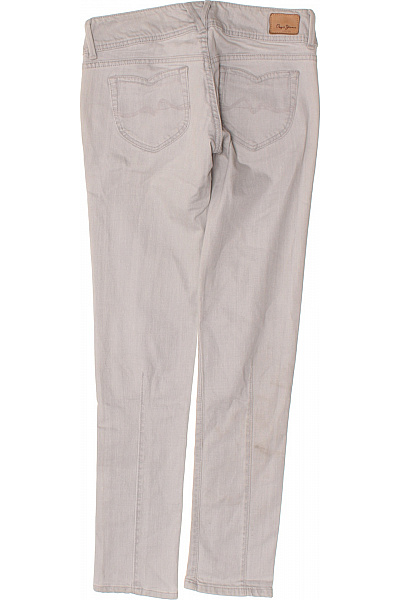 Pepe Jeans Dámské bavlněné džíny světle šedé úzké rovné seprané Velikost 28 | Pepe Jeans | obrázek 2