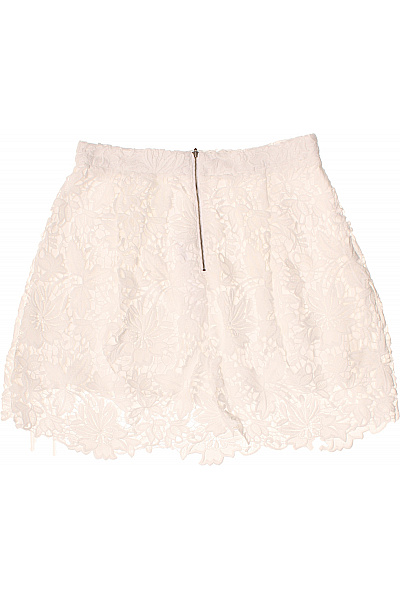 Twist & Tango Bílá krajková květinová skater sukně krátká Velikost 40 | Twist & Tango | obrázek 3