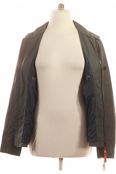 camel active Pánská bavlněná jarní bunda tmavě zelená lehká outdoorová se zipem Velikost 52 | camel active | obrázek 3