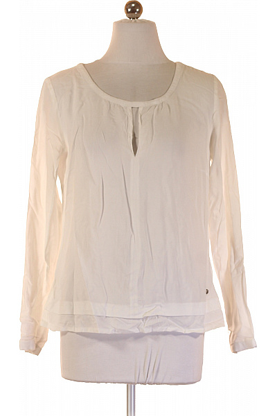 ZERO Bílá halenka s dlouhým rukávem a výstřihem Velikost 36 | ZERO | obrázek 2