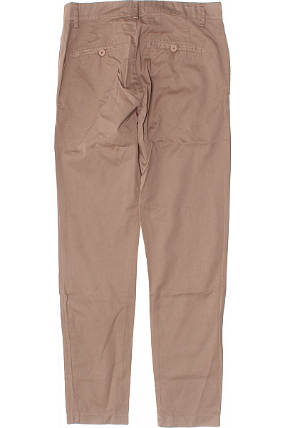 EUROPAN CULTURE Dámské béžové plátěné volnočasové rovné chinos s kapsami Velikost 26 | EUROPAN CULTURE | obrázek 3