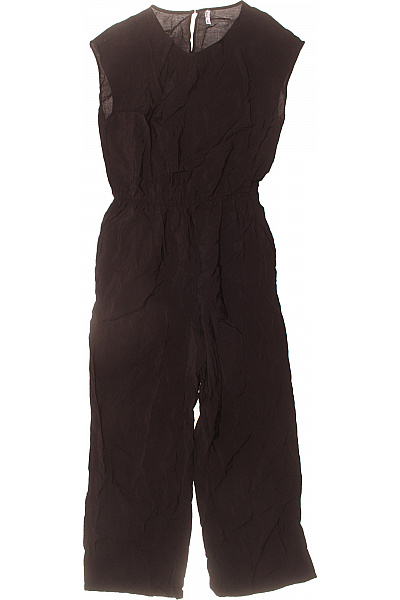 Sublevel Dámský černý letní overal bez rukávů široké nohavice Vel. l | Sublevel | obrázek 2