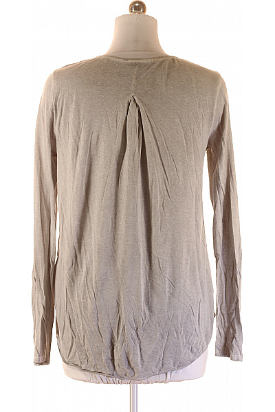 Marc O´Polo Dámská viskózová halenka dlouhý rukáv béžová tuniková volná s výstřihem do V Vel. L | Marc O´Polo | obrázek 2