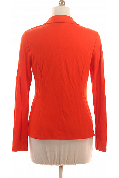 Street One Oranžový viskózový vypasovaný blejzr elegantní jarní na běžné nošení Velikost 38 | Street One | obrázek 3