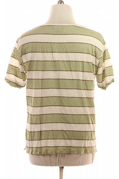 BRAX Pánské Pruhované Tričko Krátký Rukáv Letní Basic S Kapsou Velikost 46 | BRAX | obrázek 2