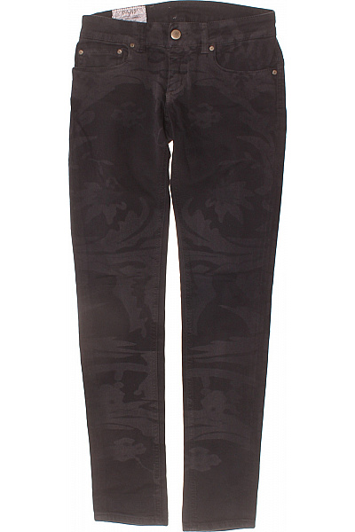 Dondup Dámské Bavlněné černé Skinny Džíny Se Vzorem Vel. 25