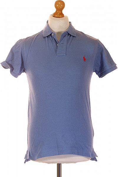Ralph Lauren Pánské bavlněné modré polo tričko s krátkým rukávem a výšivkou Vel. m | Ralph Lauren | obrázek 2