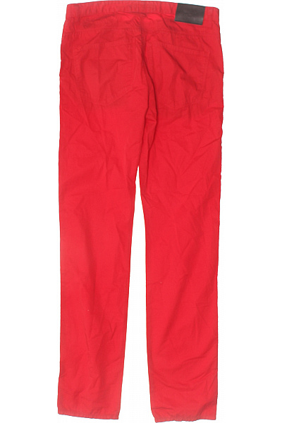 GANT Dámské červené plátěné rovné volnočasové kalhoty s kapsami Vel. 31 | GANT | obrázek 3