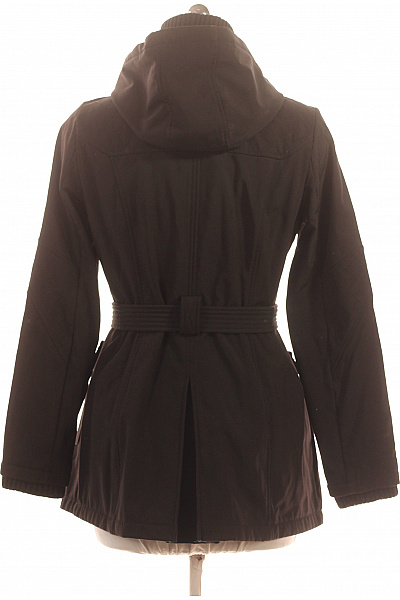 Miss Sixty Dámská černá polyesterová parka s kapucí a páskem podzimní stylová zateplená Vel. M | Miss Sixty | obrázek 2