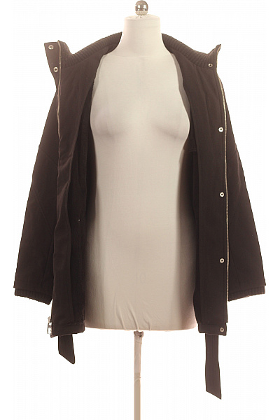 Miss Sixty Dámská černá polyesterová parka s kapucí a páskem podzimní stylová zateplená Vel. M | Miss Sixty | obrázek 3