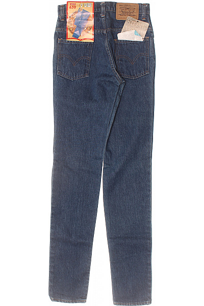 LEVIS Dámské modré džíny rovné kapsy klasické s vysokým pasem Vel. 34 | LEVIS | obrázek 2