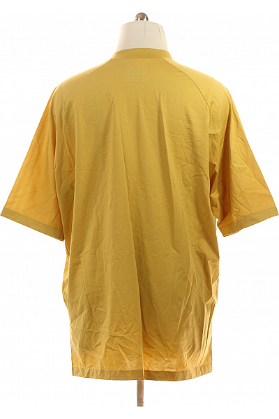 Dámské bavlněné žluté tričko oversize s krátkým rukávem sportovní Velikost 2XL | Unimoda | obrázek 3