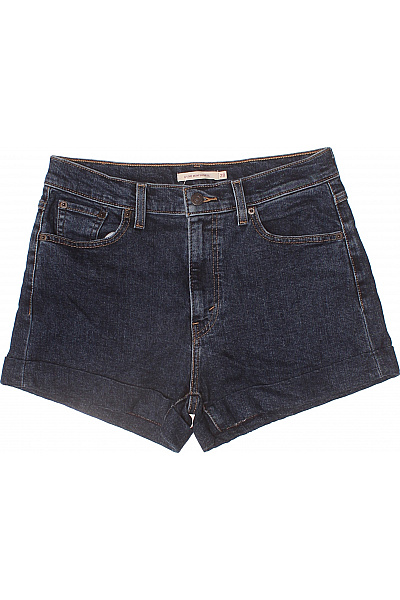 LEVIS Dámské bavlněné riflové krátké šortky tmavě modré s vysokým pasem Vel. 28 | LEVIS | obrázek 2