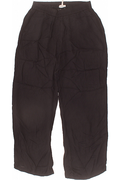 S.OLIVER Dámské Rovné Kalhoty Volnočasové Pohodlné černé Vel. 38