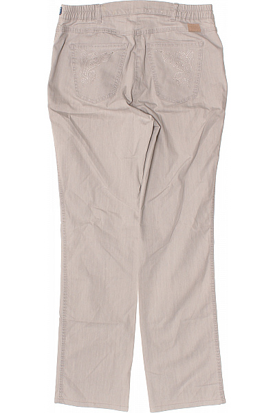 BRAX Dámské bavlněné béžové rovné kalhoty s kapsami Velikost 40 | BRAX | obrázek 2