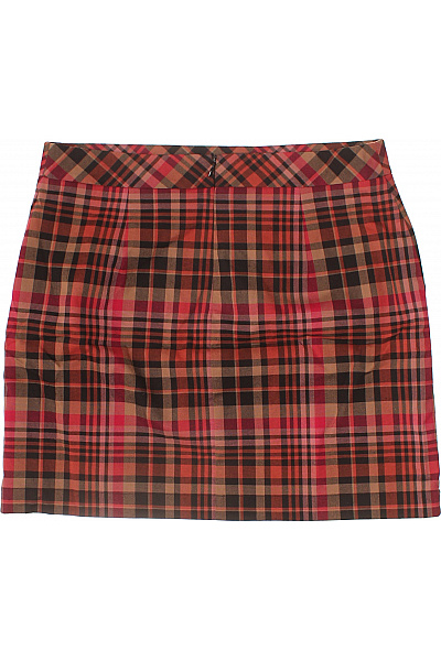 Next Dámská polyesterová kostkovaná mini sukně s kapsami podzimní krátká áčková Velikost 40 | Next | obrázek 3