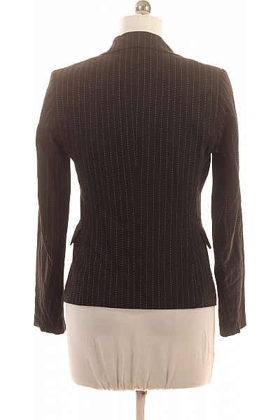 InWear Černé vypasované sako pruhované elegantní business dvouřadé Velikost 38 | InWear | obrázek 3