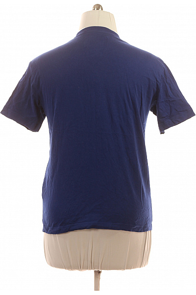 champion Dámské bavlněné modré sportovní tričko s krátkým rukávem a nápisem Velikost L | champion | obrázek 3