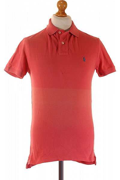 Ralph Lauren Pánské Bavlněné Polo Tričko S Límečkem A Krátkým Rukávem Jednobarevné Velikost S