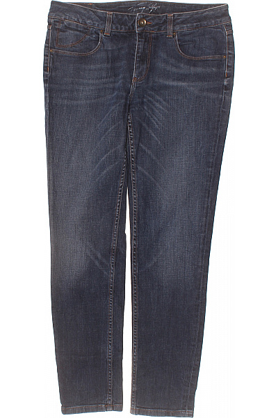 TOMMY HILFIGER Dámské Tmavě Modré Strečové Džíny úzké Seprané Velikost 29/30