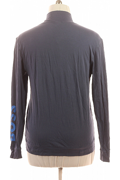 Hugo Boss Pánská tmavě modrá mikina na zip bez kapuce sportovní lehká Vel. L | Hugo Boss | obrázek 2