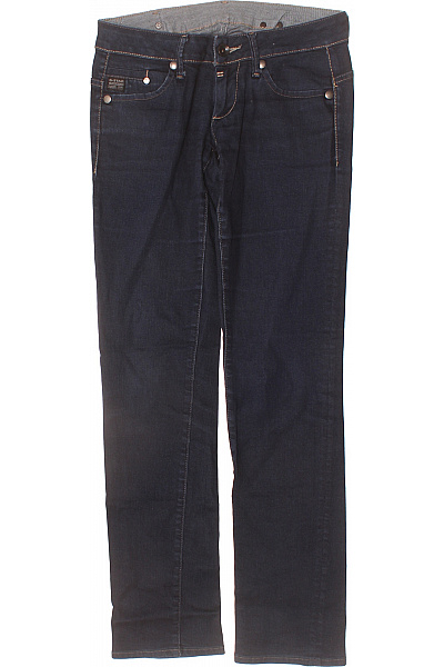 G-Star Dámské Tmavě Modré Džíny Rovné Kapsy Klasické Vel. 29