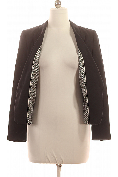 Marks & Spencer Černé vypasované sako elegantní jednořadé s jedním knoflíkem business Vel. 12 | Marks & Spencer | obrázek 4