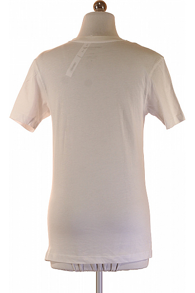 LAWRENCE GREY Dámské tričko s krátkým rukávem bílé bavlněné basic Velikost s | LAWRENCE GREY | obrázek 3