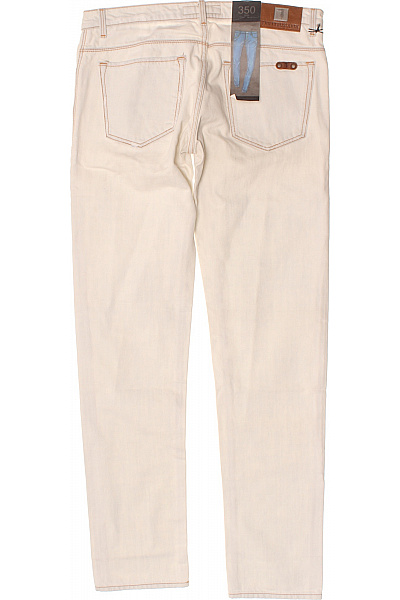 Trussardi Pánské džíny rovné béžové bavlněné s kapsami Vel. 33 | Trussardi | obrázek 2