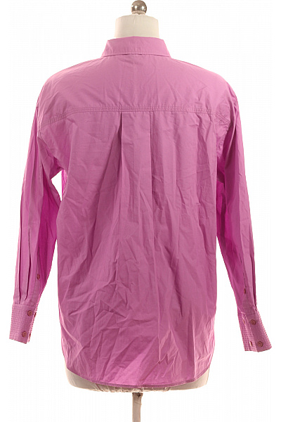 GANT Dámská bavlněná košile dlouhý rukáv růžová volná ležérní Vel. 38 | GANT | obrázek 3