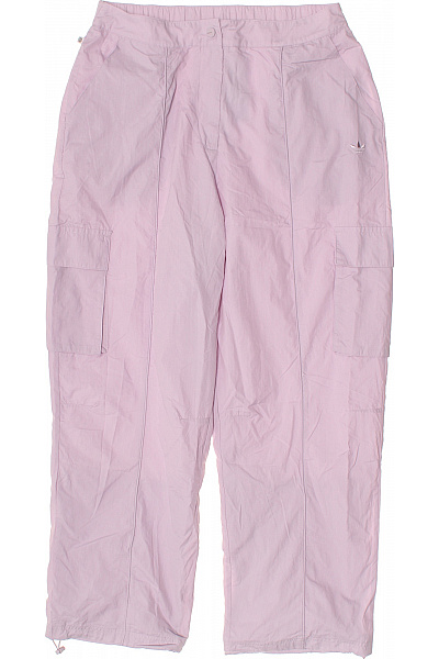 ADIDAS Dámské Polyamidové Cargo Kalhoty Růžové Volné Sportovní S Kapsami Velikost 40 | ADIDAS | obrázek 2