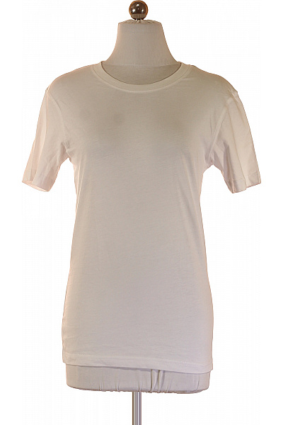 LAWRENCE GREY Dámské tričko bílé s krátkým rukávem basic bavlna Vel. s | LAWRENCE GREY | obrázek 2