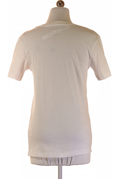 LAWRENCE GREY Dámské tričko bílé s krátkým rukávem basic bavlna Vel. s | LAWRENCE GREY | obrázek 3