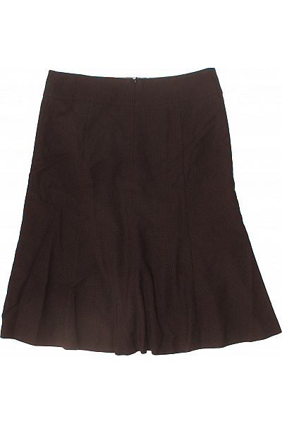 Next Dámská polyesterová tmavě hnědá rozšířená midi business sukně elegantní Velikost 8 | Next | obrázek 3