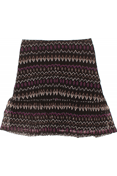 Esprit Dámská černá vzorovaná áčková sukně letní nad kolena Polyamidové Vel. L | Esprit | obrázek 2