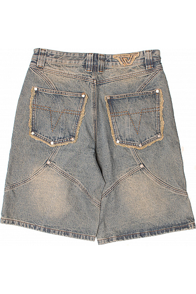 Dámské Kraťasy Modré Vel. M | trend | obrázek 3