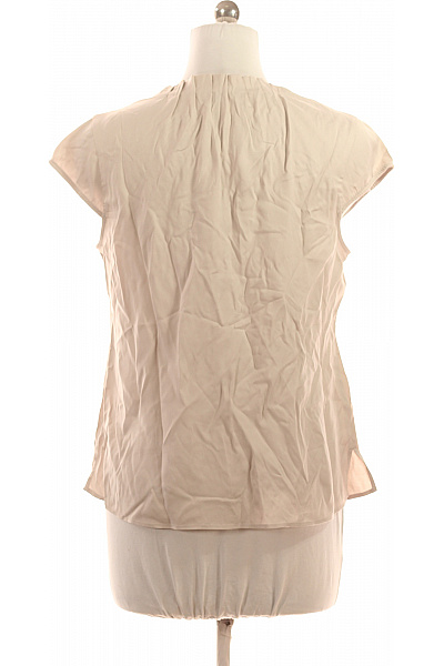 COMMA Dámská béžová polyesterová halenka krátký rukáv elegantní volná Vel. 40 | COMMA | obrázek 2