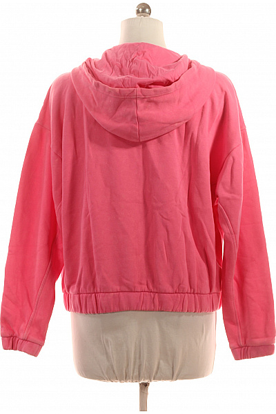 ADIDAS Dámská bavlněná růžová mikina s kapucí a zipem streetwear Vel. M | ADIDAS | obrázek 2