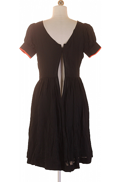 ARMANI Černé krátké šaty s krátkým rukávem volné jednoduché denní Velikost 4 | ARMANI | obrázek 2