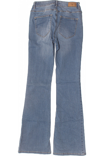 VERO MODA Dámské modré zvonové džíny seprané klasické s kapsami Velikost 32 | VERO MODA | obrázek 2