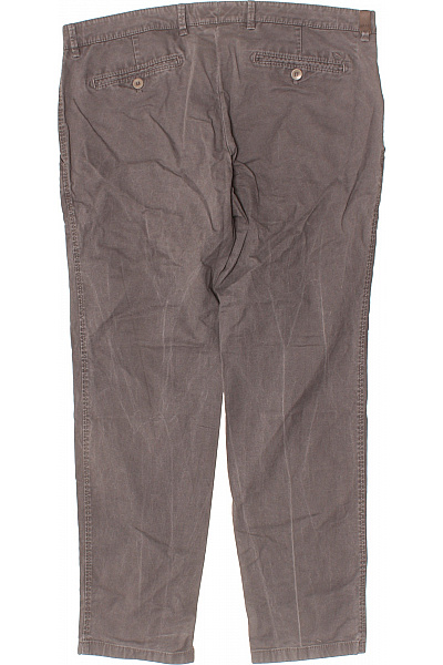 BRAX Pánské bavlněné plátěné kalhoty rovné ležérní hnědé s kapsami Vel. 32/38 | BRAX | obrázek 2