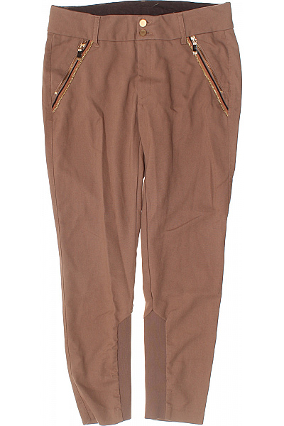 Mos Mosh Dámské hnědé kalhoty s kapsami na zip úzké volnočasové Velikost M | Mos Mosh | obrázek 2