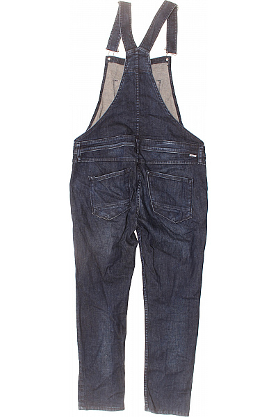 teddy smith Dámské modré laclové džíny s kapsami rovné Velikost 2 | teddy smith | obrázek 2