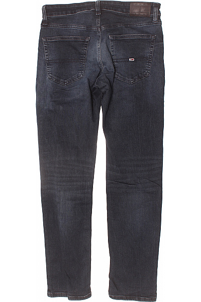 Pánské Rovné Džíny Modré TOMMY HILFIGER Second hand Vel. 32 | TOMMY HILFIGER | obrázek 2