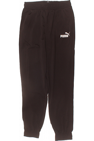 Puma Dívčí tepláky sportovní tmavě hnědé volný střih Vel. 164 cm | Puma | obrázek 2