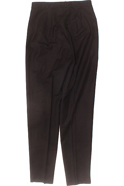 BRAX Dámské černé elegantní business kalhoty bavlněné rovné s puky Vel. S | BRAX | obrázek 3