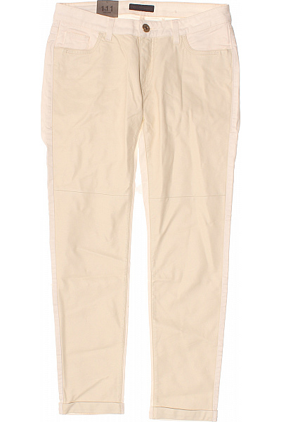 Trussardi Dámské Bavlněné Dvoubarevné Džíny S Kapsami Rovné Vel. 44