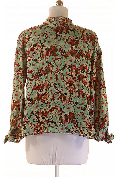 ZARA Dámská halenka s mašlí dlouhý rukáv květinová vzorovaná elegantní Velikost M | ZARA | obrázek 2