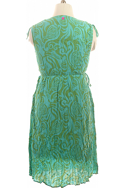 LIEBLINGSSTÜCK Letní šaty tyrkysové zelené vzorované volné na ramínka Velikost 44 | LIEBLINGSSTÜCK | obrázek 2